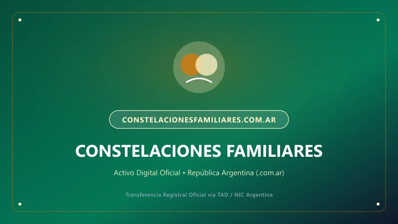 Composición visual de Constelaciones Familiares para el portal constelacionesfamiliares.com.ar